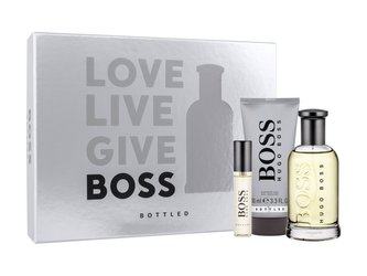 HUGO BOSS Boss Bottled toaletní voda 100 ml + sprchový gel + toaletní voda 10 ml