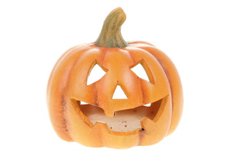 Dýně z terakoty na čajovou svíčku 14x13 cm