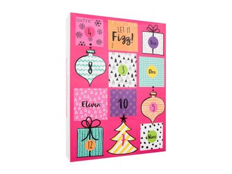 Technic 12 Day Bath Fizzer Advent šumivá bomba do koupele 12 ks