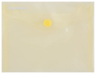 Obálka s drukem průhledná A6 PP, žlutá