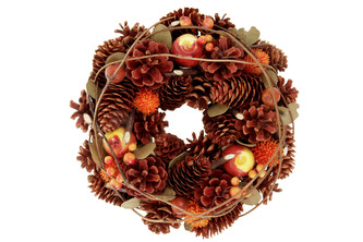 Věnec podzimní 26 cm