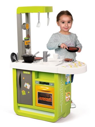 Kuchyňka Bon Appetit Cherry zeleno-žlutá elektronická