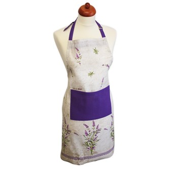 HOME ELEMENTS Kuchyňská zástěra 60*80 cm, Levandule 3