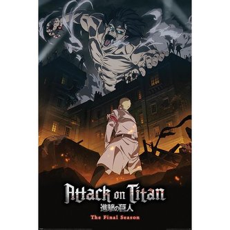 Plakát Attack on Titan S4 - Eren Onslaught