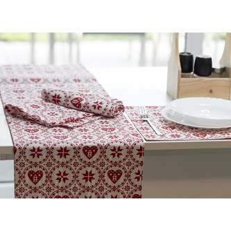 HOME ELEMENTS Sada 3 utěrek 50*70 cm, Srdce