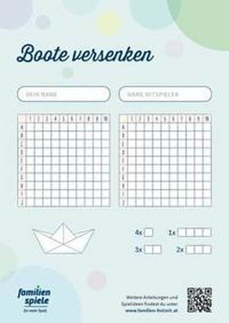 Spielblock "Boote versenken"