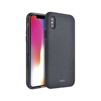 UNIQ Lithos Charcoal iPhone XS/X tmavě šedé