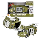 Vojenský vrtulník - svetlo zvuk