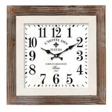 Hodiny nástěnné dřevěné, 40 cm.