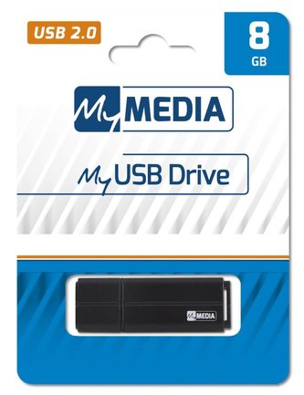 8GB USB Flash 2.0 MyUSB Drive černý, My Media