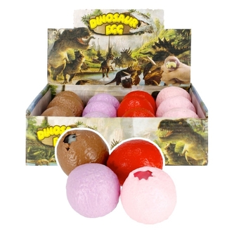 Antistresový stiskací dinosaurus ve vejci