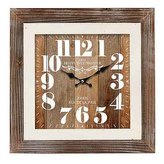 Hodiny nástěnné dřevěné, 40 cm.