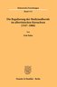 Die Regulierung der Medizinalberufe im albertinischen Kursachsen (1547-1806).