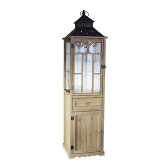 Dřevěná lucerna D2675/V