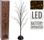 Svítící strom černý 60 cm, 48 LED