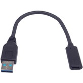PremiumCord adaptér USB-A 3.0 - USB-C 0,2m
