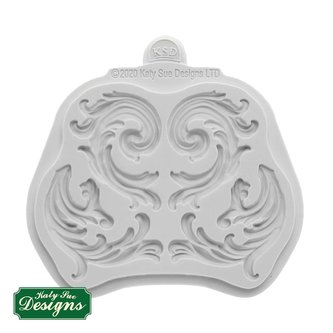 Silikonová forma zakřivené rozkvět - Katy Sue