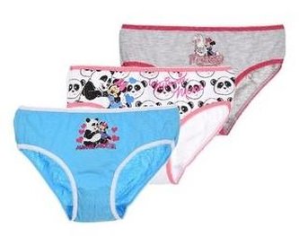 SADA 3 KS KALHOTKY MINNIE  - velikost 4-5