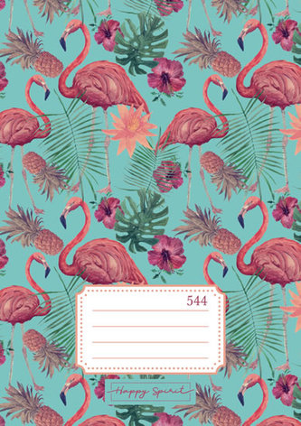 Školní sešit 544 s okrajem Plameňáci - Sešity