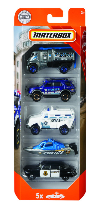Matchbox 5 ks angličák policie
