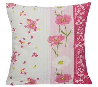 Povláček krepový - kopretina růžová - 40x40cm