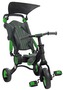 Tříkolka 4v1 Galileo černo /zelená