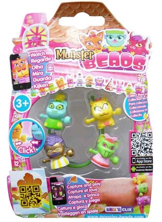 Monster Beads 4 pack - příšerky