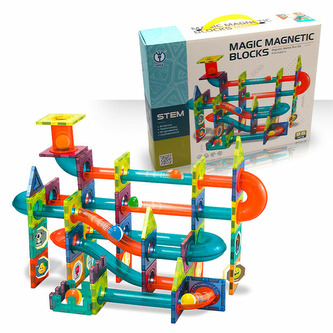 Tor kulkowy - magnetyczny zestaw konstrukcyjny (96 szt.)