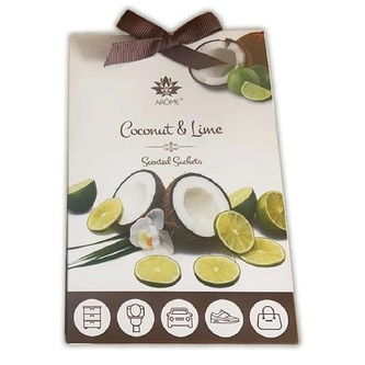 ARÔME Sáčky vonné, 3 ks v balení, Coconut and Lime