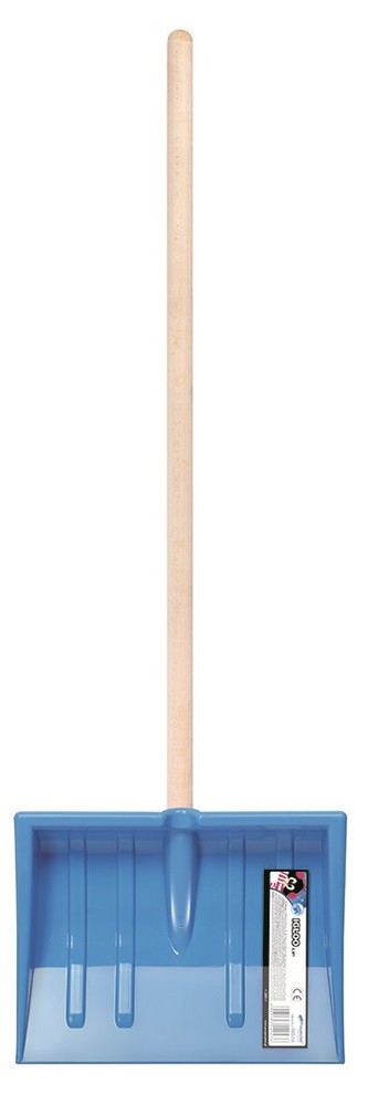 Lopata na sníh plast dětská 90x29x22 cm s násadou
