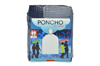 Poncho do deště - Inkoustově modré