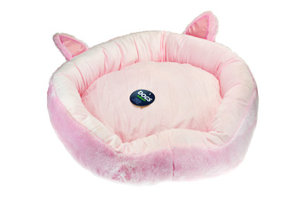 Pelíšek pro domácí mazlíčky 338398, 56x46x16cm - Růžový