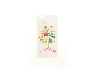 Plastové pouzdro na iphone 6, 4.7 - Sova na stromě, čiré