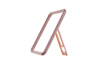 Zrcátko do koupelny 12 x 17,5 cm, růžové