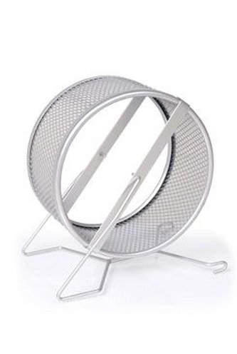Hračka hlodavec Kolotoč chrom síťovaný 20cm