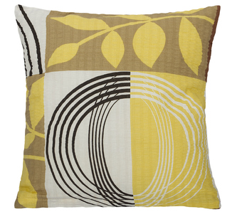 Povláček krepový - béžové čtverce - 40x40cm