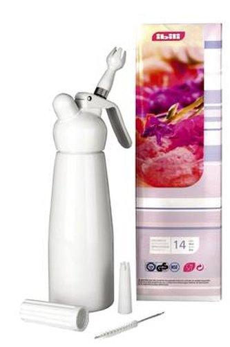 Hliníková láhev na šlehačku 500ml na jednorázové bombičky - Ibili