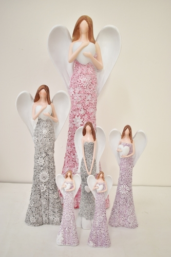 Sada dekorativních andílků II. jakost s/6