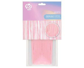 Party závěs světle růžový 100 x 200 cm