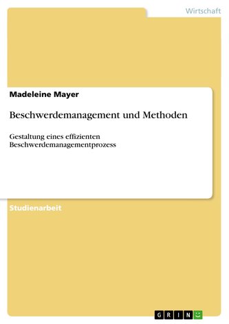 Beschwerdemanagement und Methoden