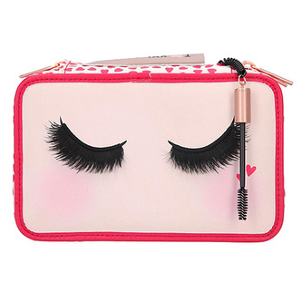 Penál s výbavou Top Model, XXL řasy, se srdíčky Penál s výbavou Top Model, XXL řasy, se srdíčky