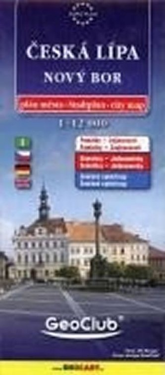 Česká Lípa, Nový Bor 1:12T/plán města