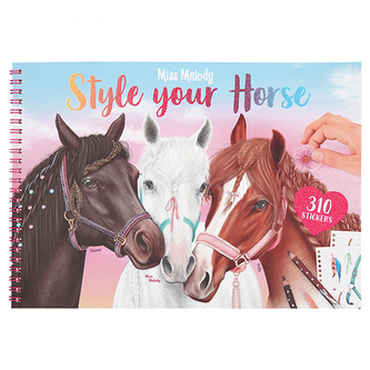 Omalovánka | Miss Melody Style your Horse, 310 samolepek