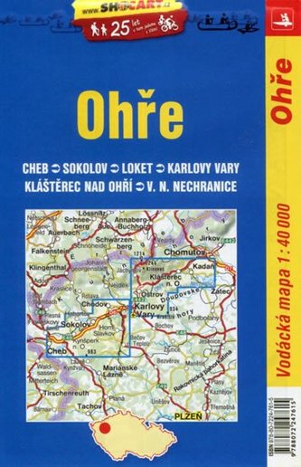 Ohře vodácká mapa