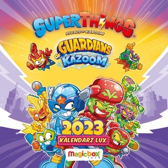 Kalendarz 2023 ścienny Lux kwadratowy Super Things