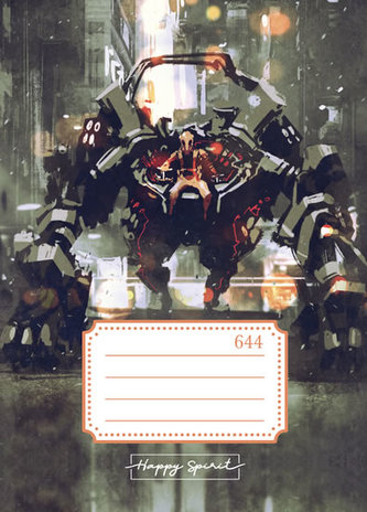 Školní sešit 644 Robot