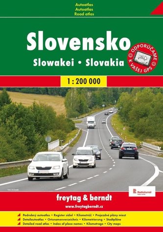 Slovensko autoatlas 1:200 000 (A5, spirála)