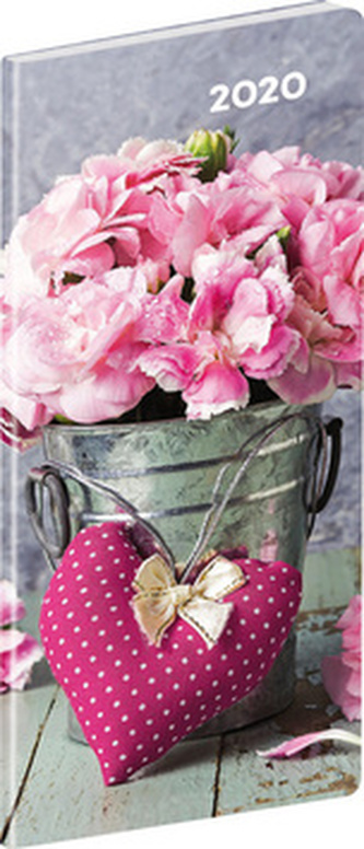 Vreckový diár Kvety 2020