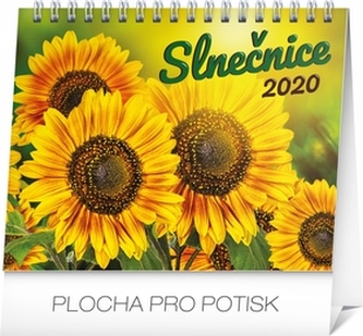Stolový kalendár Slnečnice s citátmi 2020