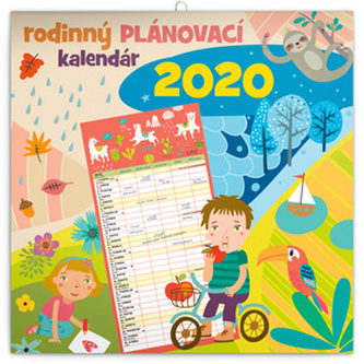 Rodinný plánovací kalendár 2020